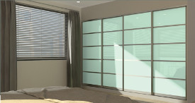 Executive sliding door wardrobe